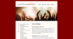 Desktop Screenshot of beta.americanartists.net