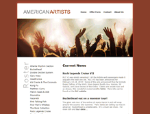 Tablet Screenshot of beta.americanartists.net